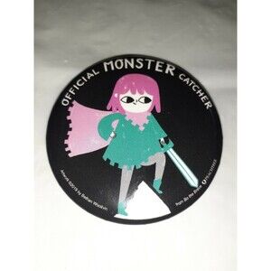 Bo The Brave Button Pin Official Monster Catcher Character From The Book 2.5 In.